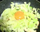 キャベツと椎茸の卵チャンプルー作り方5写真