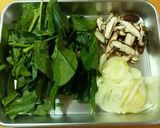 鶏肉とほうれん草のやさしいクリームパスタ作り方1写真