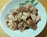 鶏肉とほうれん草のやさしいクリームパスタ作り方2写真