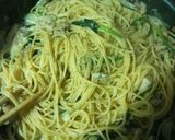 鶏肉とほうれん草のやさしいクリームパスタ作り方10写真
