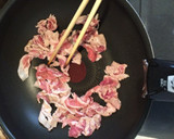 豚肉とトマトの洋風照り焼き丼！作り方2写真