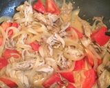 豚肉とトマトの洋風照り焼き丼！作り方5写真