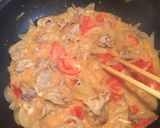 豚肉とトマトの洋風照り焼き丼！作り方6写真