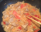 豚肉とトマトの洋風照り焼き丼！作り方6写真