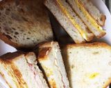 簡単 美味しい！フライパンでホットサンド作り方3写真