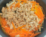 秋鮭の具だくさん炊き込みご飯作り方5写真