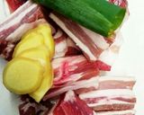 豚の中華風角煮作り方1写真