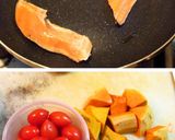 ■塩鮭&プチとまとのチーズ炊き込みご飯■作り方2写真