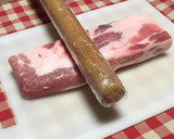 豚の角煮とサラダ菜☆作り方2写真