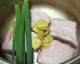 豚の角煮とサラダ菜☆作り方3写真