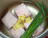 豚の角煮とサラダ菜☆作り方4写真