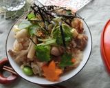 我が家の　秋の欲張り炊き込みご飯作り方19写真