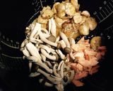 鮭とふわふわ白子の落ち葉炊き込みご飯作り方7写真