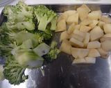 じゃがいもとブロッコリーのパスタ作り方1写真
