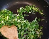 青ネギとお肉みたいな大豆のチャーハン作り方4写真