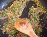 青ネギとお肉みたいな大豆のチャーハン作り方6写真