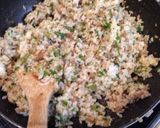 青ネギとお肉みたいな大豆のチャーハン作り方8写真
