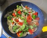 大豆肉のスイートチリソース炒め作り方2写真