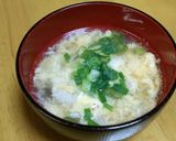 すまし汁!ブリ頭粗の白だし煮の汁を使って作り方3写真