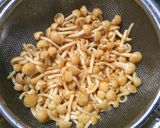 小松菜 豆腐 なめこの中華スープ作り方1写真