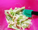 カリフローレのスイートチリマヨ和え作り方2写真