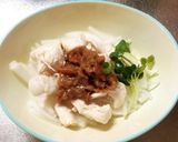 ささみと大根サラダのさっぱり☆梅肉和え作り方4写真