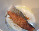 ☆鮭とほうれん草のかき玉とろみ〜スープ☆作り方1写真