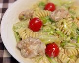 簡単！チキンとキャベツのクリーム煮作り方8写真