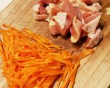 ルクルーゼで鶏ごぼうご飯♪炊飯器でも★作り方3写真