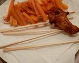 揚げ物のザルの代わりに箸を使おう作り方2写真