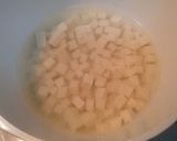 中国家庭料理☆パクチー豆腐スープ作り方4写真