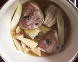 鯛のあら煮 〜あっさり塩味で〜作り方3写真