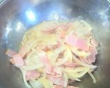 ♥カルボナーラ風うどん✳味噌がみそ✌作り方4写真