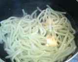 ♥カルボナーラ風うどん✳味噌がみそ✌作り方6写真