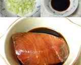 ぶりのわさび醤油漬けチャーハン♪作り方1写真