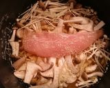 キノコと鶏ささみまるごと炊き込みご飯作り方2写真