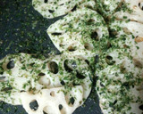 簡単！れんこんの青のり炒め♪お弁当にも◎作り方5写真