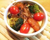 カレーの残りでココットカマン作り方4写真