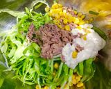 キャベツナコーンの巣ごもり卵ココット♬作り方1写真