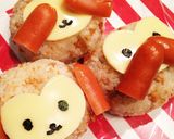 キャラ弁☆干支おにぎり☆三猿おむすび作り方9写真