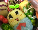 梨汁ブシャー！ふなっしーのキャラ弁作り方5写真