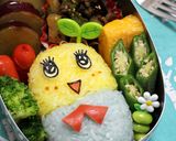梨汁ブシャー！ふなっしーのキャラ弁作り方7写真