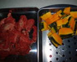 牛肉とかぼちゃのオイスターソース炒め作り方2写真