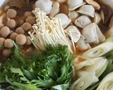 水餃子入り♡とろ~りあったかきのこ鍋作り方7写真