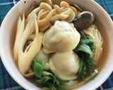 水餃子入り♡とろ~りあったかきのこ鍋作り方8写真