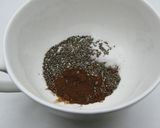 レンジで簡単！チアシードのトロ～りココア作り方2写真