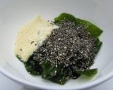 レンジで簡単！チアシード☆わかめスープ作り方3写真