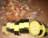★豚肉と茄子のお味噌汁★作り方1写真