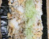 はやとうりの生サラダの残りで、海苔巻き作り方1写真