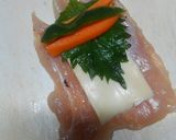減塩。大葉と笹身の肉巻き作り方5写真